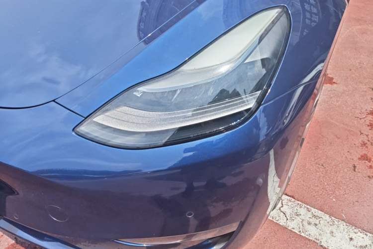Used Tesla Model Y 2021 Standard Range Rear-Wheel Drive Version Left Front Headlight