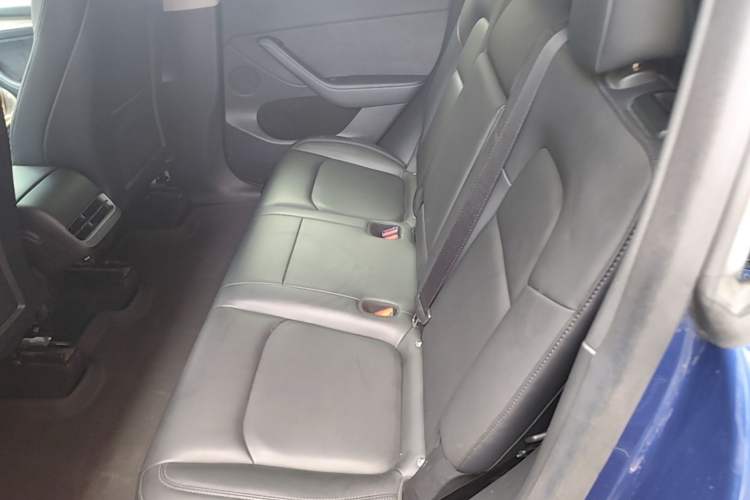 Used Tesla Model Y 2021 Long-Range All-Wheel-Drive Version 3D7 Left Rear Seat