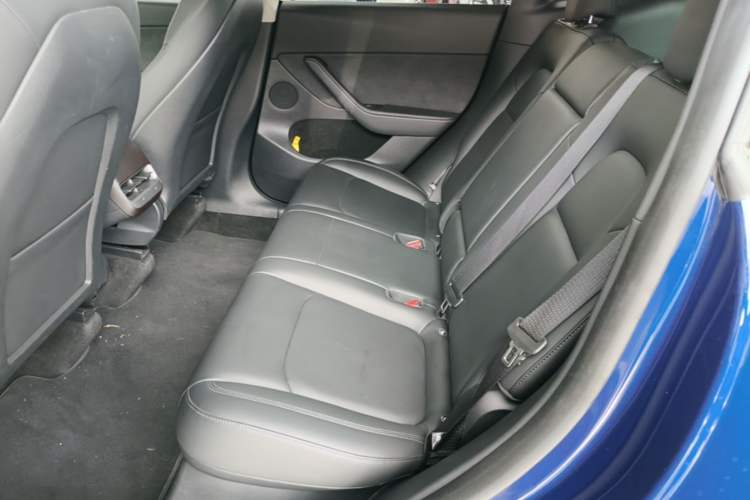 Used Tesla Model Y 2021 Long-Range All-Wheel-Drive Version 3D7 Left Rear Seat