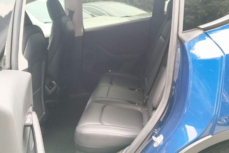 Used Tesla Model Y 2021 Long-Range All-Wheel-Drive Version Left Rear Seat