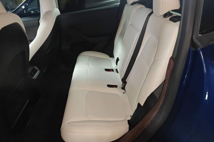 Used Tesla Model Y 2021 Long-Range All-Wheel-Drive Version 3D7 Left Rear Seat