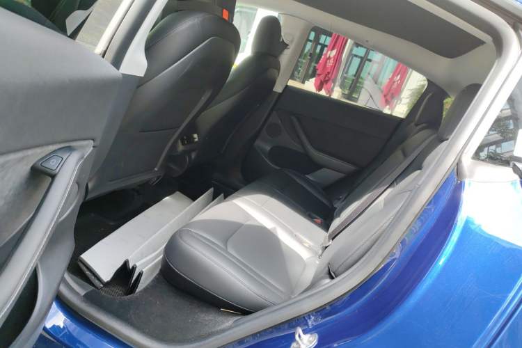 Used Tesla Model Y 2021 Standard Range Rear-Wheel Drive Version Left Rear Seat