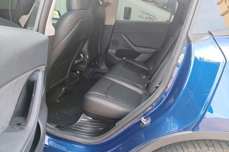 Used Tesla Model Y 2021 Long-Range All-Wheel-Drive Version Left Rear Seat