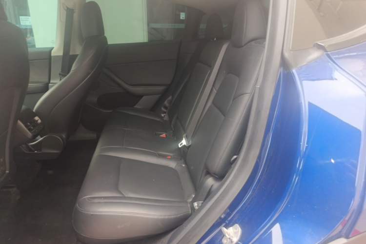 Used Tesla Model Y 2021 Long-Range All-Wheel-Drive Version Left Rear Seat