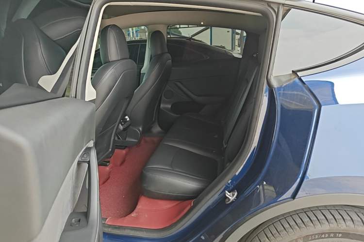Used Tesla Model Y 2021 Long-Range All-Wheel-Drive Version Left Rear Seat
