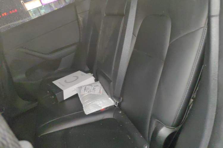 Used Tesla Model Y 2021 Long-Range All-Wheel-Drive Version Left Rear Seat