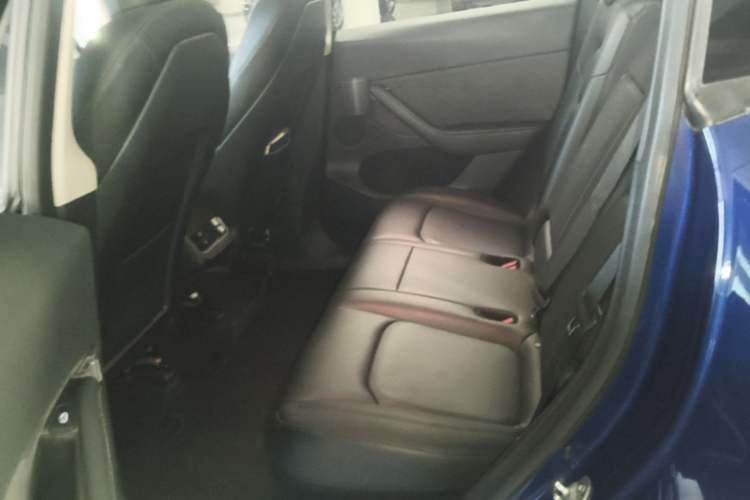 Used Tesla Model Y 2021 Long-Range All-Wheel-Drive Version 3D7 Left Rear Seat