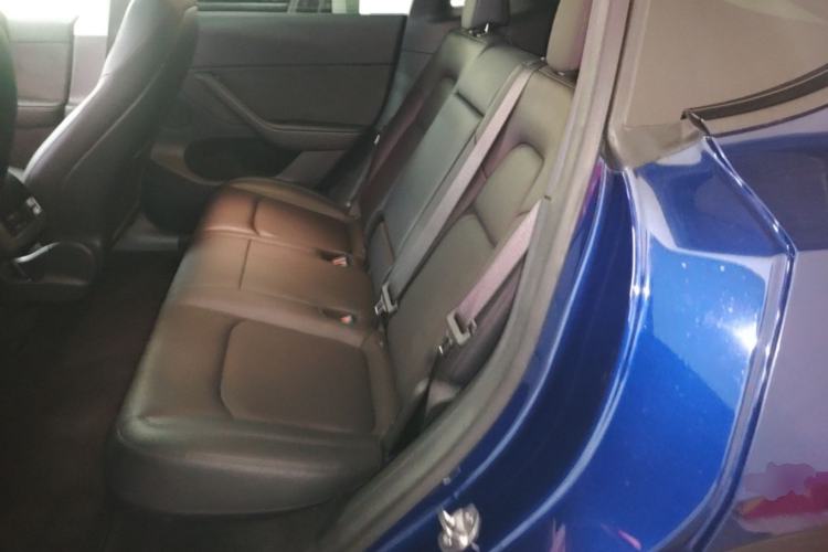 Used Tesla Model Y 2021 Long-Range All-Wheel-Drive Version 3D7 Left Rear Seat