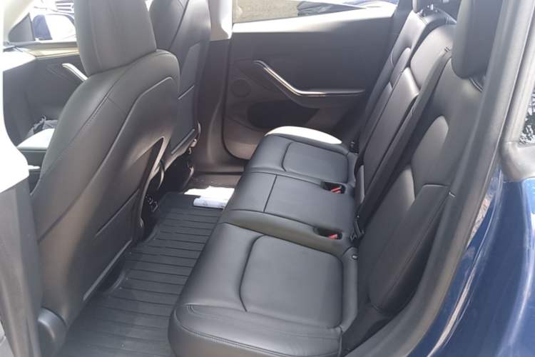Used Tesla Model Y 2021 Long-Range All-Wheel-Drive Version 3D7 Left Rear Seat