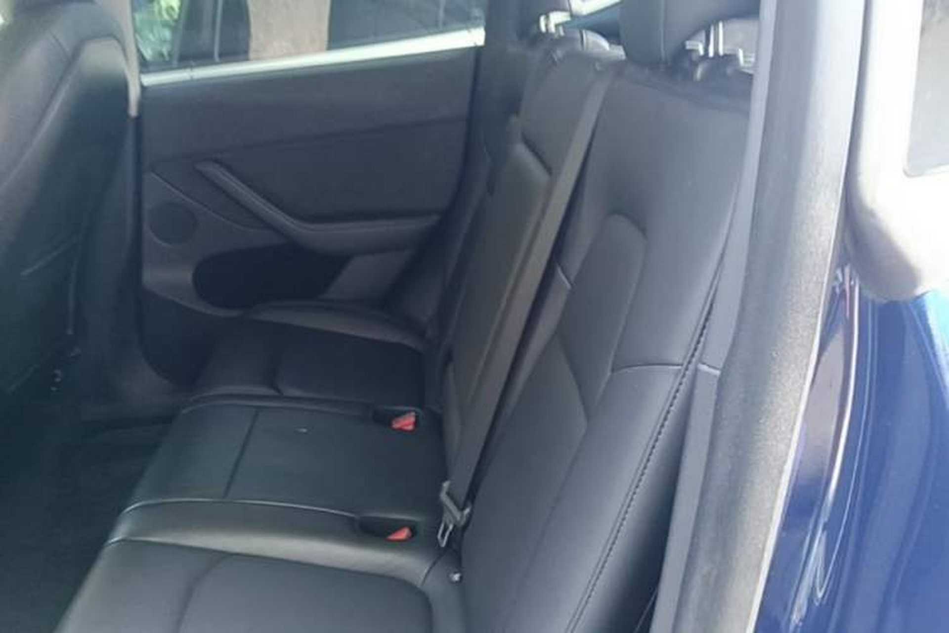 Used Tesla Model Y 2021 Long-Range All-Wheel-Drive Version Left Rear Seat