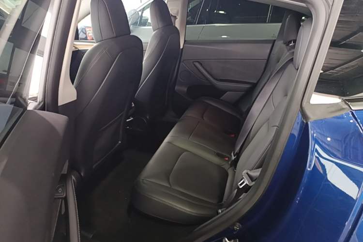 Used Tesla Model Y 2021 Long-Range All-Wheel-Drive Version Left Rear Seat