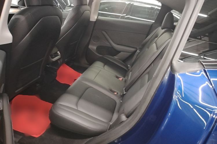 Used Tesla Model Y 2021 Long-Range All-Wheel-Drive Version 3D7 Left Rear Seat