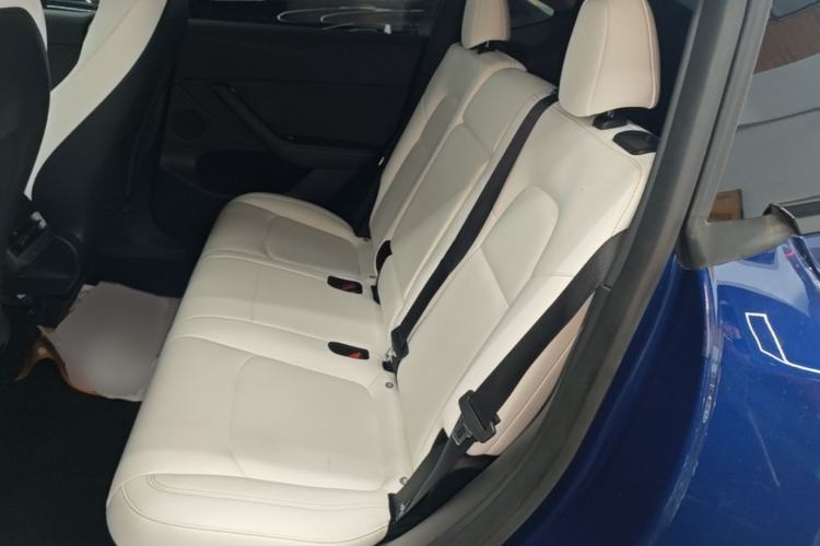 Used Tesla Model Y 2021 Long-Range All-Wheel-Drive Version 3D7 Left Rear Seat