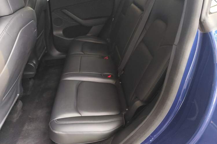 Used Tesla Model Y 2021 Long-Range All-Wheel-Drive Version 3D7 Left Rear Seat