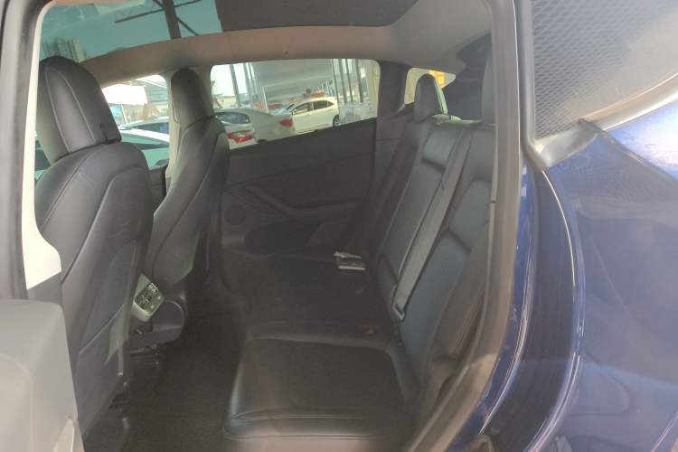 Used Tesla Model Y 2021 Standard Range Rear-Wheel Drive Version Left Rear Seat