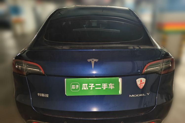 Used Tesla Model Y 2021 Long-Range All-Wheel-Drive Version 3D7 Rear