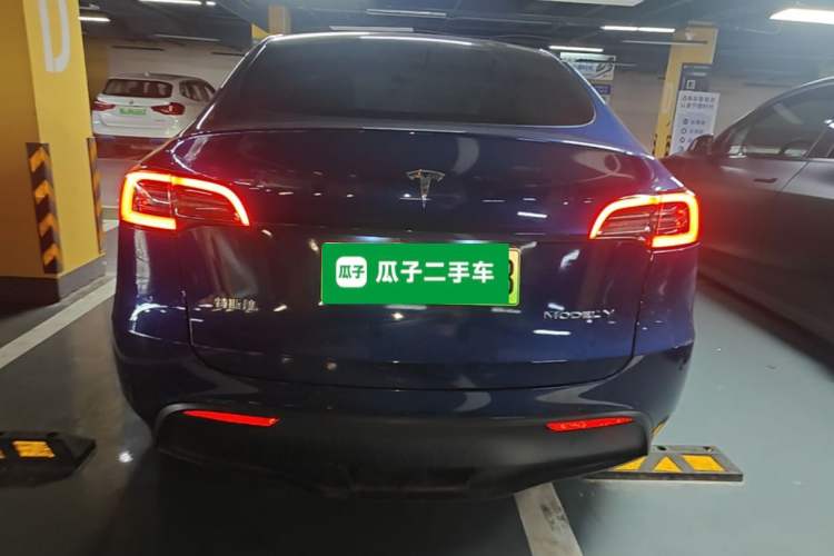 Used Tesla Model Y 2021 Long-Range All-Wheel-Drive Version 3D7 Rear