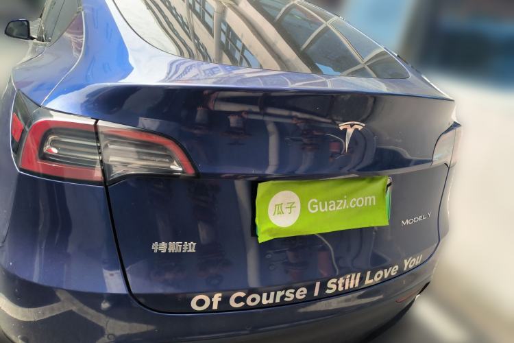 Used Tesla Model Y 2021 Long-Range All-Wheel-Drive Version Rear