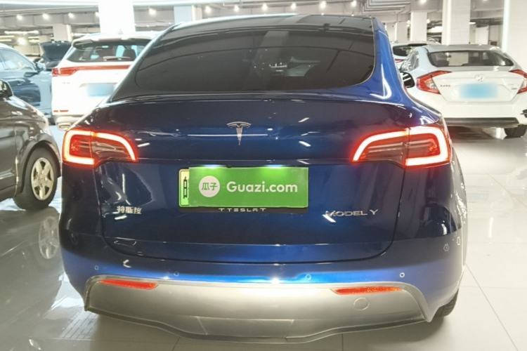 Used Tesla Model Y 2021 Long-Range All-Wheel-Drive Version 3D7 Rear
