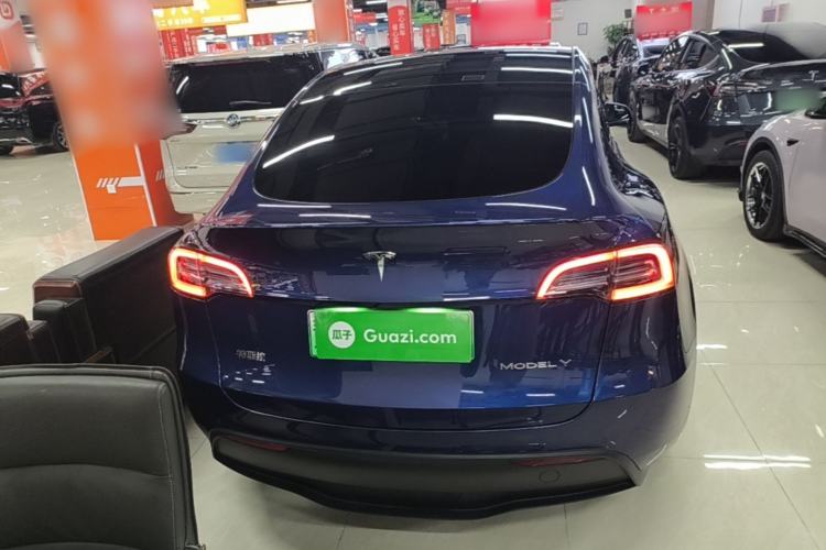 Used Tesla Model Y 2021 Long-Range All-Wheel-Drive Version 3D7 Rear