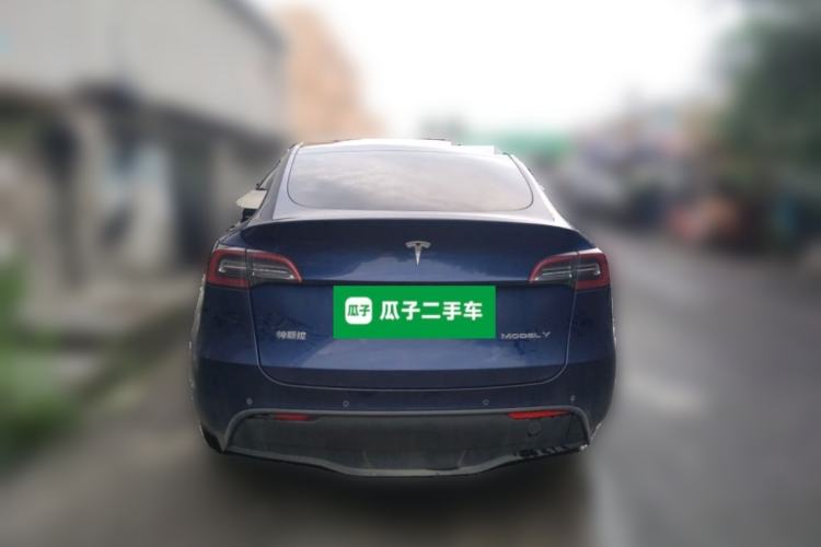 Used Tesla Model Y 2021 Long-Range All-Wheel-Drive Version 3D7 Rear
