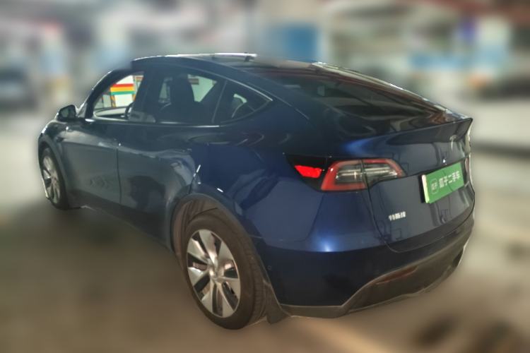 Used Tesla Model Y 2021 Long-Range All-Wheel-Drive Version 3D7 Rear Left 45 Deg