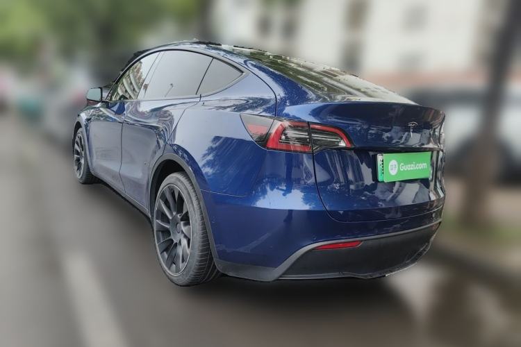 Used Tesla Model Y 2021 Long-Range All-Wheel-Drive Version 3D7 Rear Left 45 Deg