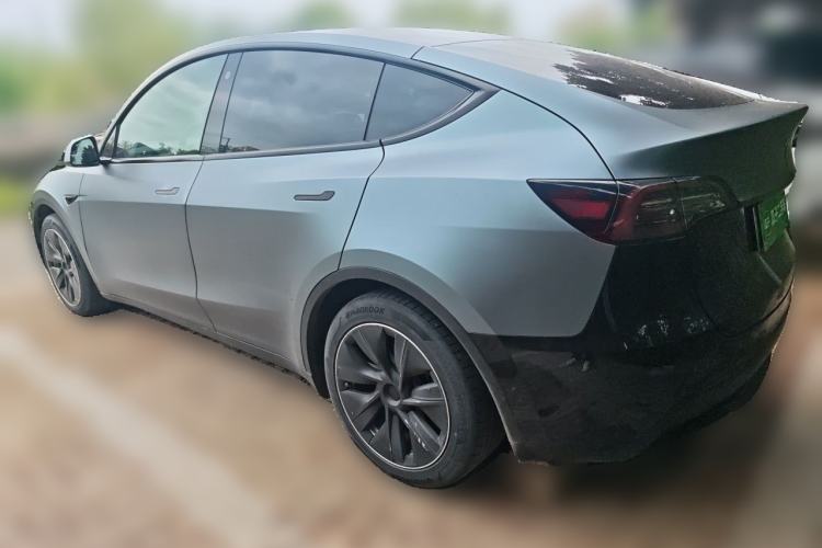 Used Tesla Model Y 2021 Standard Range Rear-Wheel Drive Version Rear Left 45 Deg