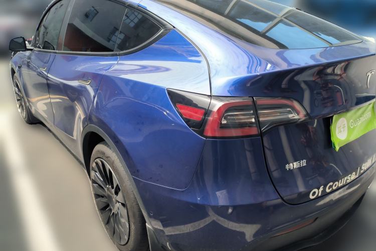 Used Tesla Model Y 2021 Long-Range All-Wheel-Drive Version Rear Left 45 Deg