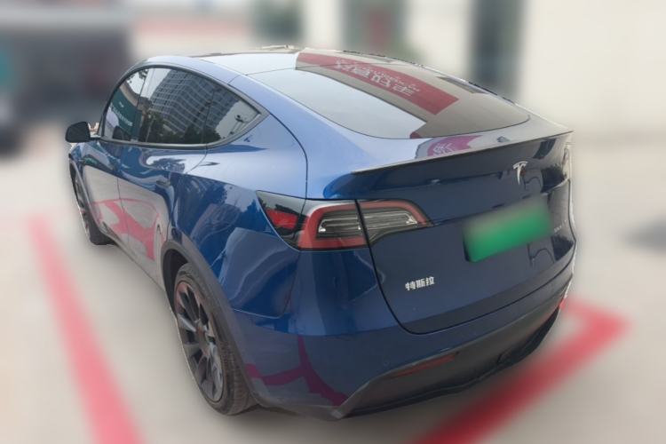 Used Tesla Model Y 2021 Long-Range All-Wheel-Drive Version Rear Left 45 Deg