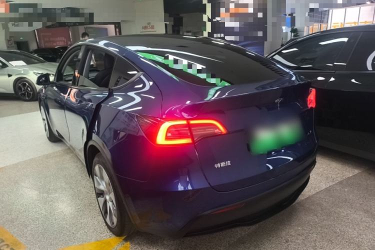 Used Tesla Model Y 2021 Standard Range Rear-Wheel Drive Version Rear Left 45 Deg