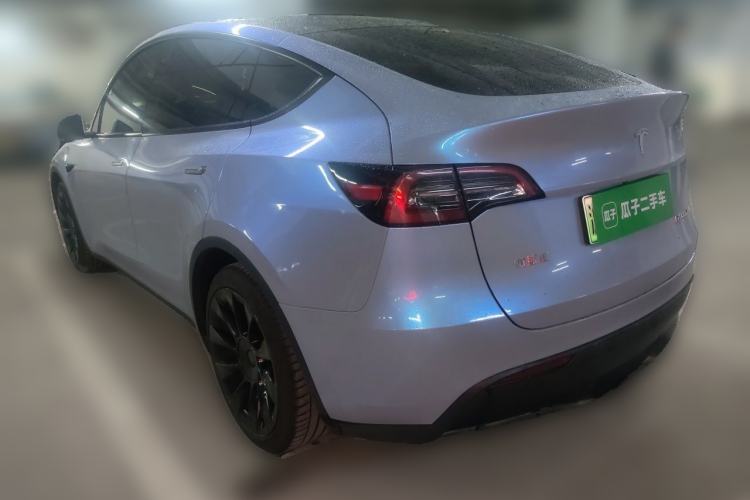 Used Tesla Model Y 2021 Long-Range All-Wheel-Drive Version Rear Left 45 Deg