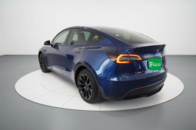Used Tesla Model Y 2021 Long-Range All-Wheel-Drive Version Rear Left 45 Deg