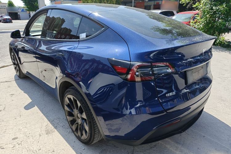 Used Tesla Model Y 2021 Long-Range All-Wheel-Drive Version Rear Left 45 Deg