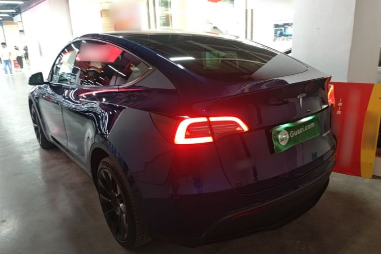 Used Tesla Model Y 2021 Long-Range All-Wheel-Drive Version 3D7 Rear Left 45 Deg