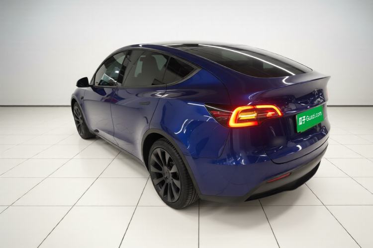 Used Tesla Model Y 2021 Long-Range All-Wheel-Drive Version 3D7 Rear Left 45 Deg
