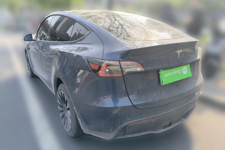 Used Tesla Model Y 2021 Revised Version Long-Range All-Wheel Drive Edition 3D5 Rear Left 45 Deg