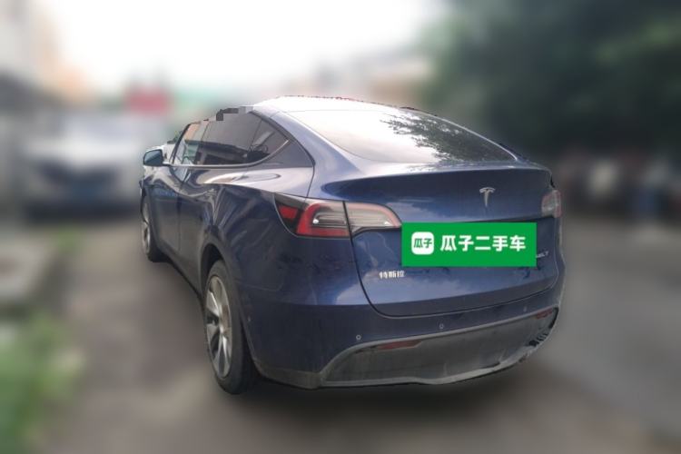 Used Tesla Model Y 2021 Long-Range All-Wheel-Drive Version 3D7 Rear Left 45 Deg