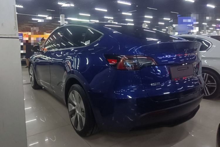 Used Tesla Model Y 2021 Standard Range Rear-Wheel Drive Version Rear Left 45 Deg