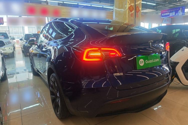 Used Tesla Model Y 2021 Long-Range All-Wheel-Drive Version Rear Left 45 Deg