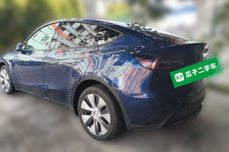 Used Tesla Model Y 2021 Standard Range Rear-Wheel Drive Version Rear Left 45 Deg