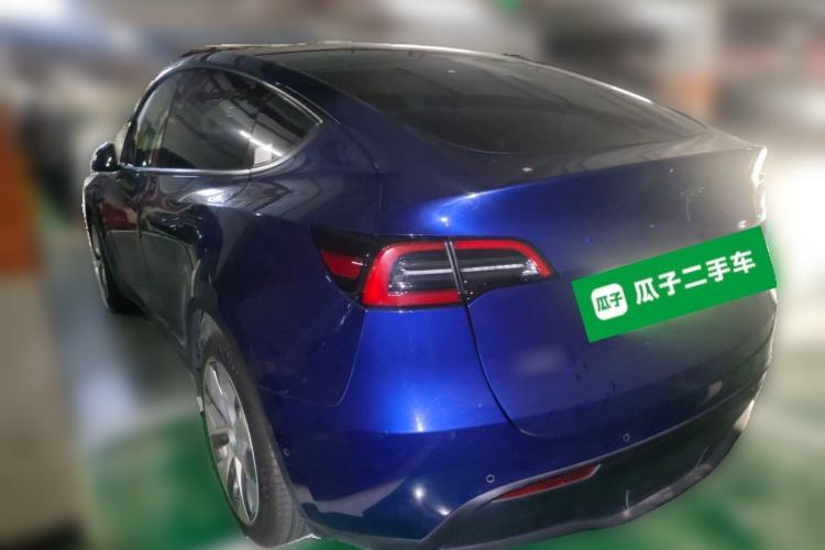Used Tesla Model Y 2021 Standard Range Rear-Wheel Drive Version Rear Left 45 Deg