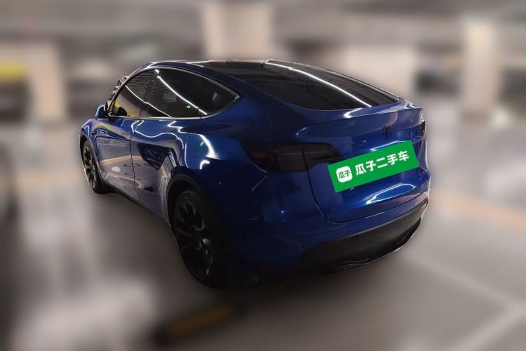 Used Tesla Model Y 2021 Standard Range Rear-Wheel Drive Version Rear Left 45 Deg