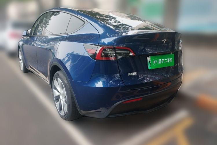 Used Tesla Model Y 2021 Long-Range All-Wheel-Drive Version Rear Left 45 Deg