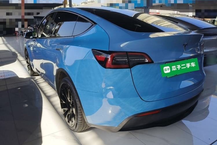 Used Tesla Model Y 2021 Long-Range All-Wheel-Drive Version Rear Left 45 Deg