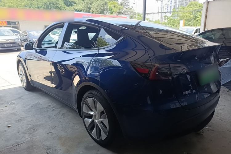 Used Tesla Model Y 2021 Standard Range Rear-Wheel Drive Version Rear Left 45 Deg
