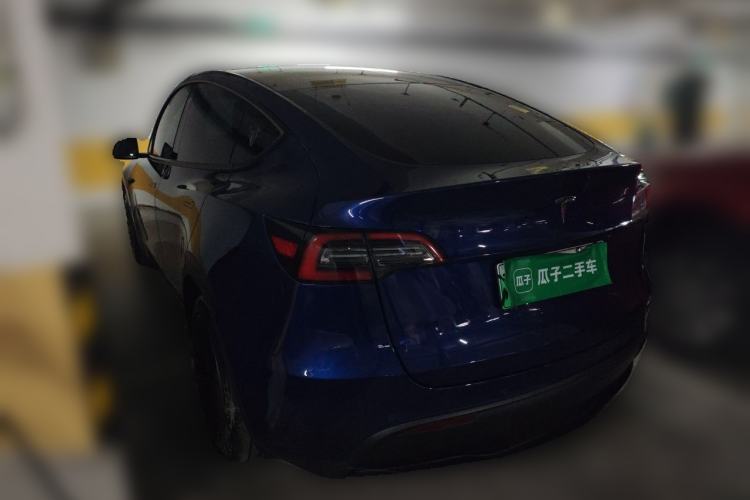 Used Tesla Model Y 2021 Long-Range All-Wheel-Drive Version Rear Left 45 Deg