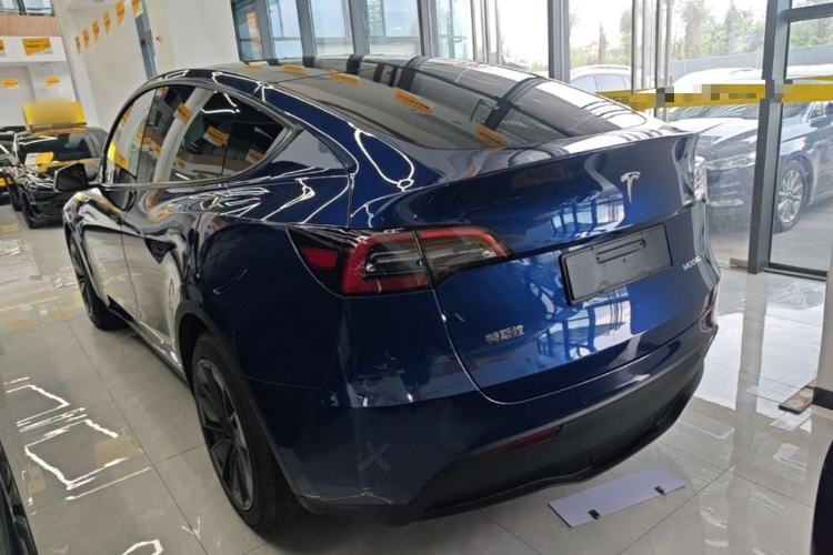 Used Tesla Model Y 2021 Standard Range Rear-Wheel Drive Version Rear Left 45 Deg
