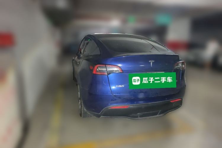 Used Tesla Model Y 2021 Long-Range All-Wheel-Drive Version 3D7 Rear Left 45 Deg