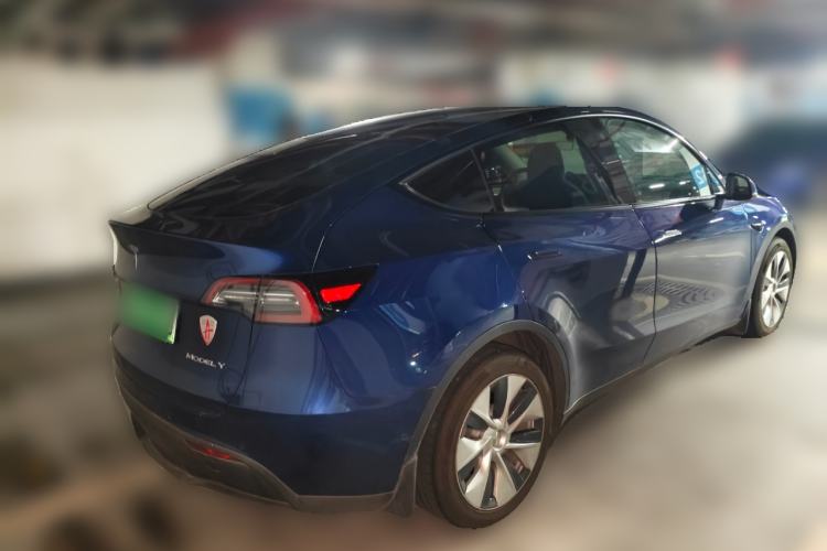 Used Tesla Model Y 2021 Long-Range All-Wheel-Drive Version 3D7 Rear Right 45 Deg